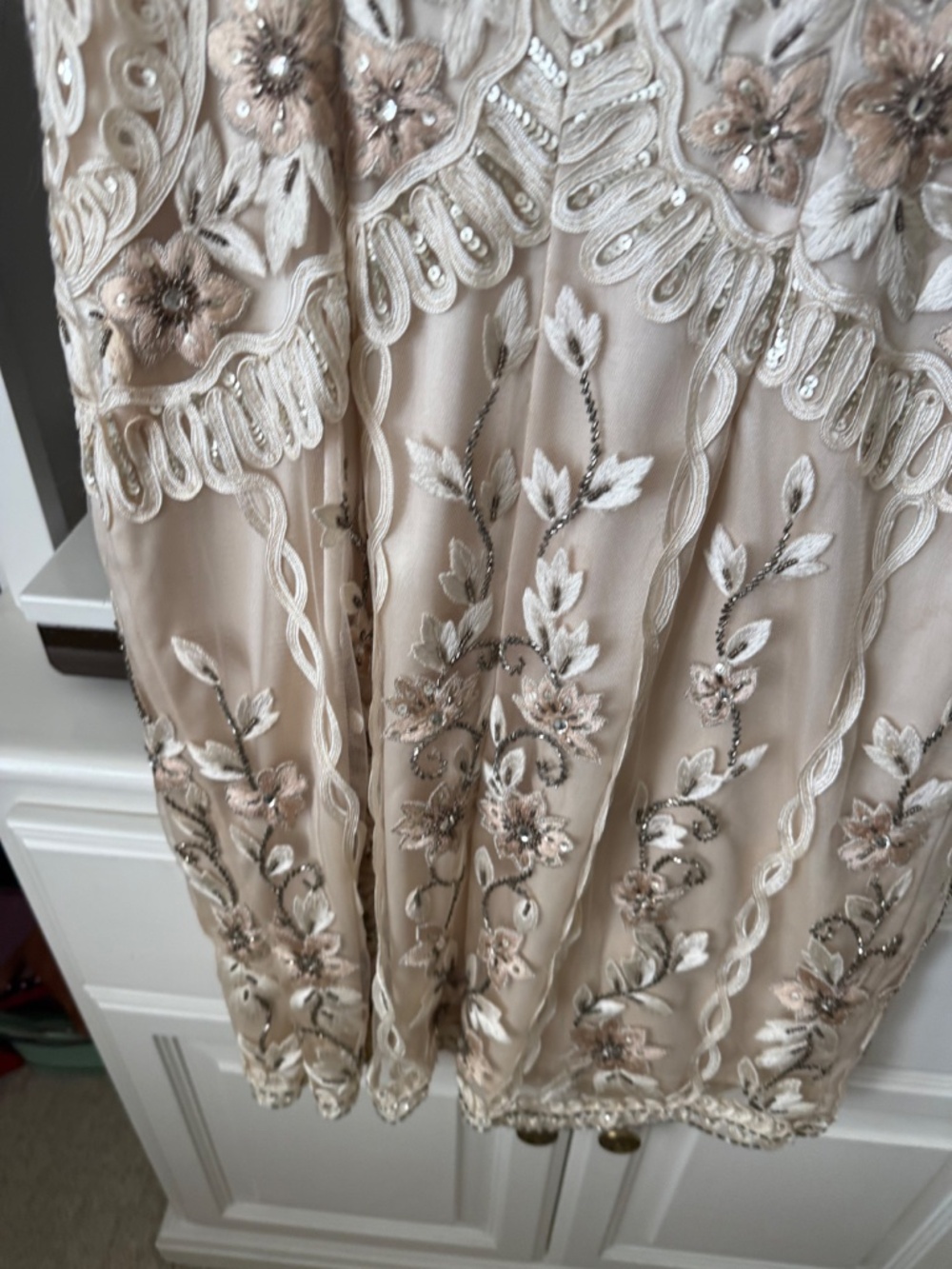 Sue Wong champagne size 10 - Picture 2 of 5